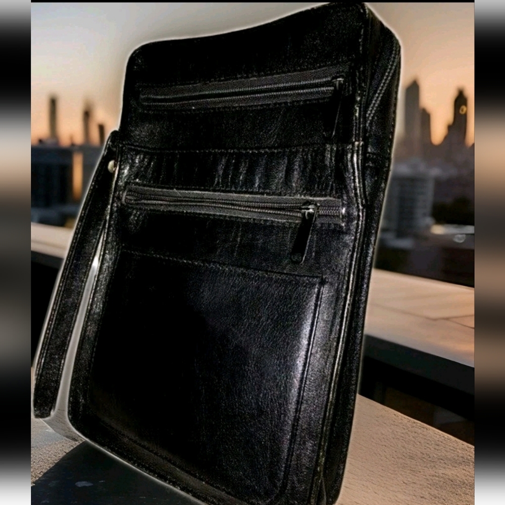 Leather Accessory Case For Liesure, Travel Mobile Phone, ID,  Cards, 5 x 8", VTG